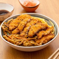 Yakiudon crispy chicken
